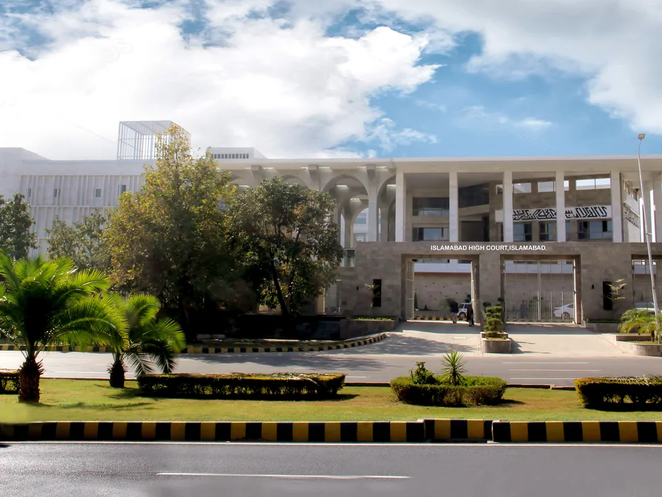 The Islamabad High Court building on Constitution Avenue
